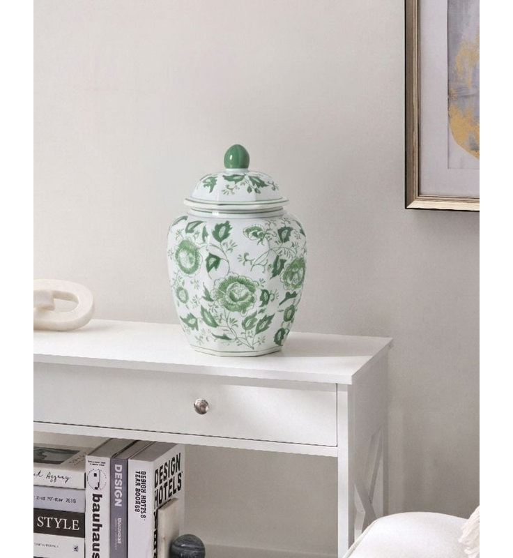 Handmade Porcelain Ginger Jar
