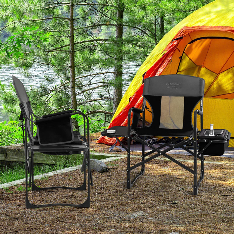 Folding Camping Chair, Black