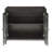 Black Console Table with Shelf Inside