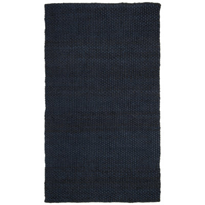 Tapis bleu marine en jute tissé à la main Lauren Ralph Lauren