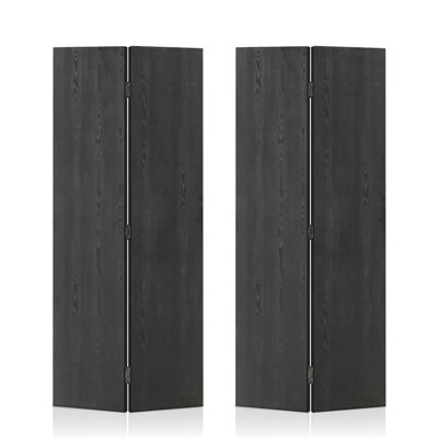 Porte de placard pliante en composite blanc texturé 20 po x 80 po x 3/4 po