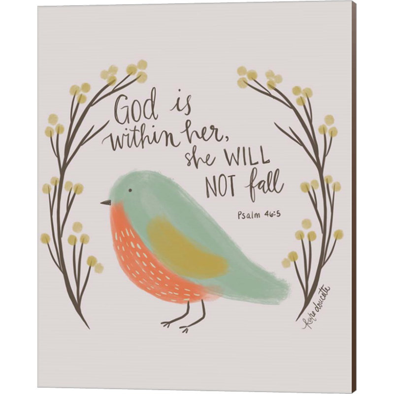 " God is Within Her " Graphic Art Print