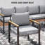 Wicker 9 - Person Garden Lounge Set with Cushions-1178311090