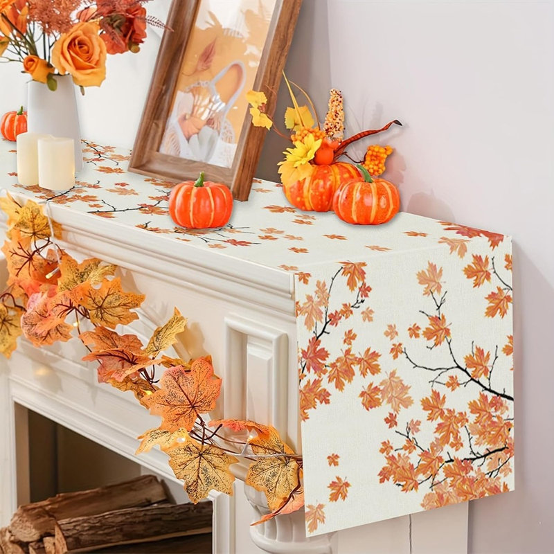 Chemin de table Fall Maple Leaf