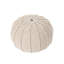 Pouf rond en coton