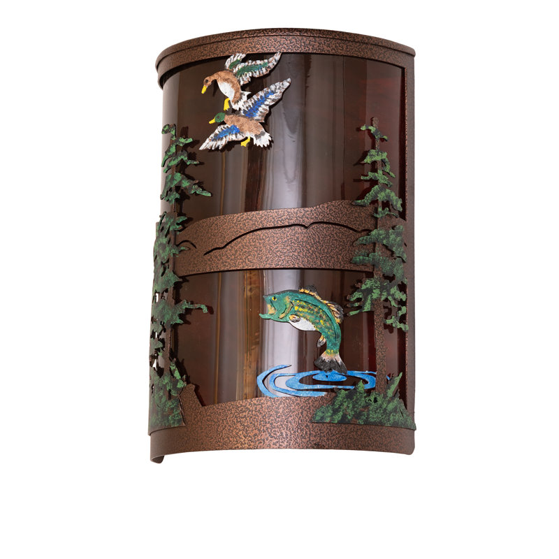 Applique murale gauche de 8 po de large Bassard & Mallard