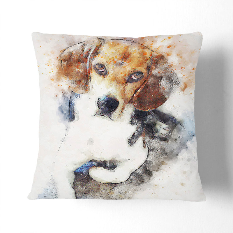 Square Throw Cushion, 55cm H x 55cm W x 20cm D, White