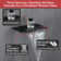 10" Ceiling Mount Shower System with Waterfall Spout，2-in-1 Handheld 2.5 GPM