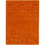Handwoven Wool Gabbeh Uni Orange Rug-63215068