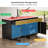 81"-106" Expandable Kitchen Island with Manufactured Wood Top - Adjustable Storage Cabinet for Modern Farmhouse & Open-Concept Kitchens-120090103