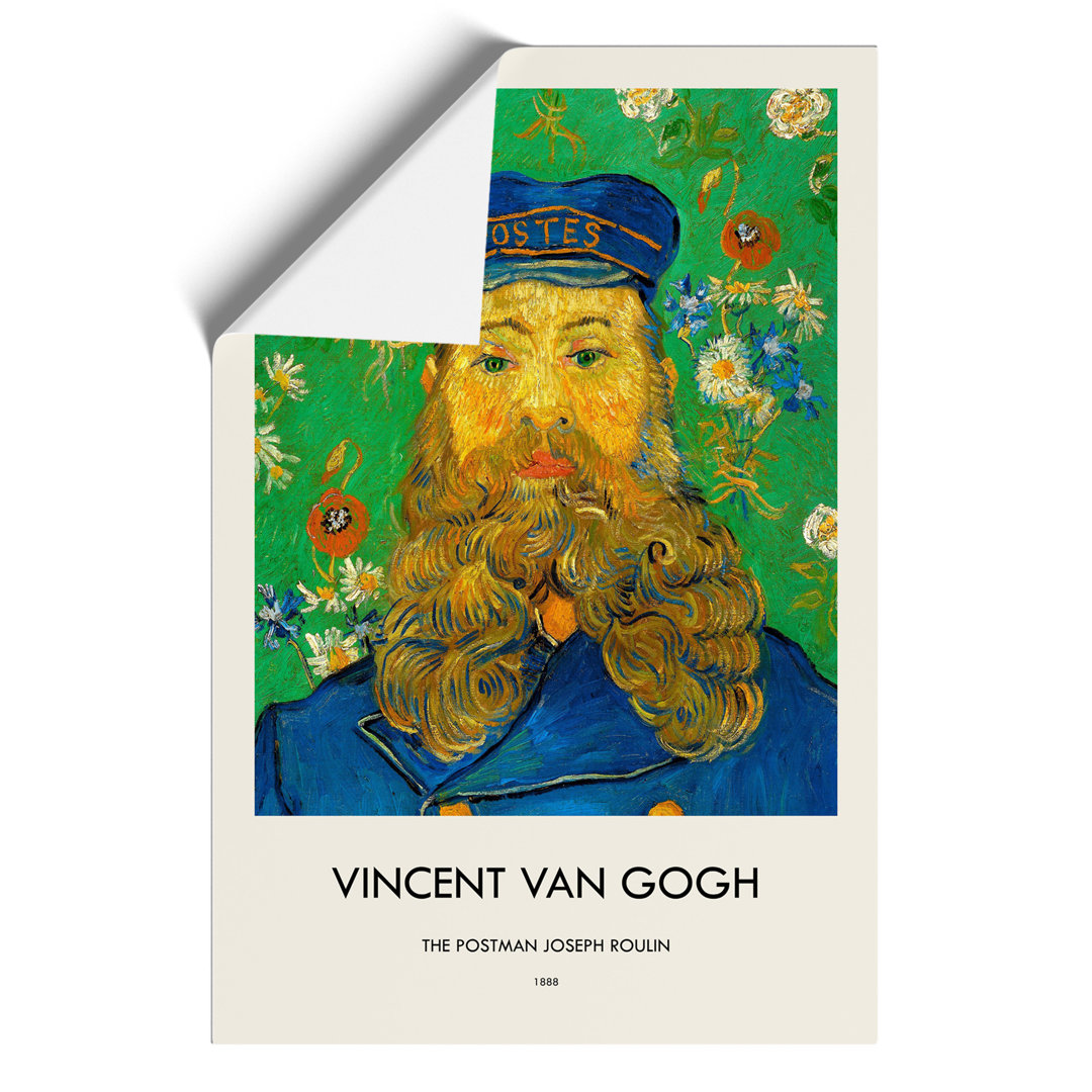The Postman Joseph Roulin Print by Vincent van Gogh - Frameless Print