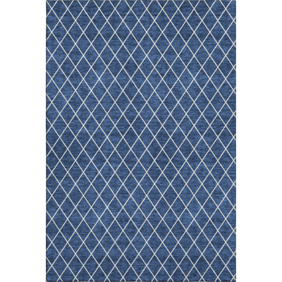 Premium Machine Washable Prisco Navy Rug