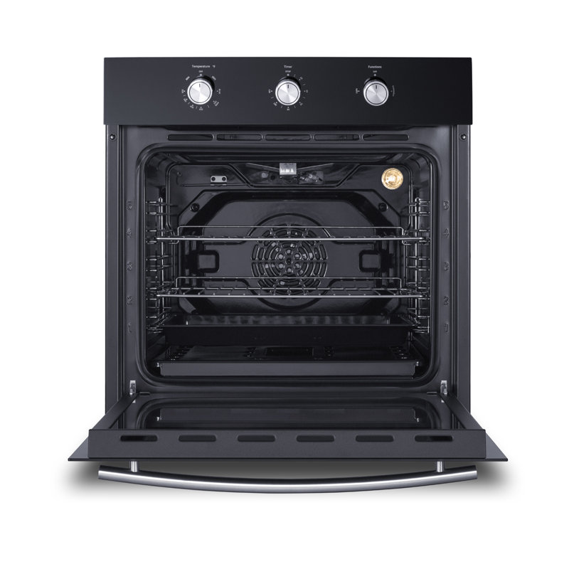Summit Appliance 24" Wide Gas Wall Oven, Black