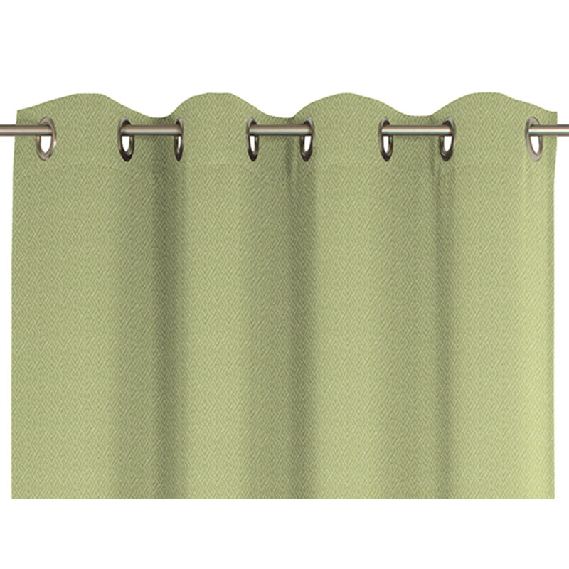 Salguero Eyelet Opaque Single Curtain, Light green, 145cm Width x 145cm Drop