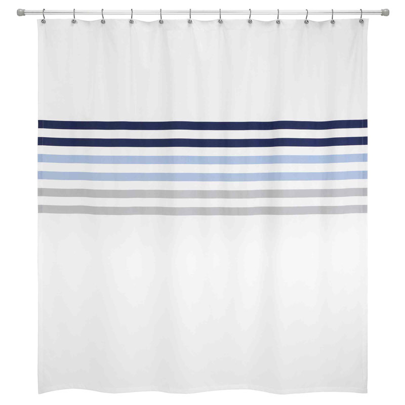 Izod Augusta Stripe Striped Shower Curtain