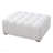 Boucle Multipurpose Ottoman - White