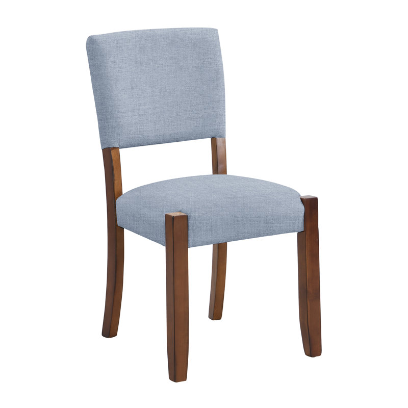 Ensemble de 4 chaises de salle à manger rembourrées ergonomiques grises avec mousse de haute qualité et pieds en bois d'hévéa massif - chaises d'appoint scandinaves modernes pour salle à manger, salon, bureau à domicile