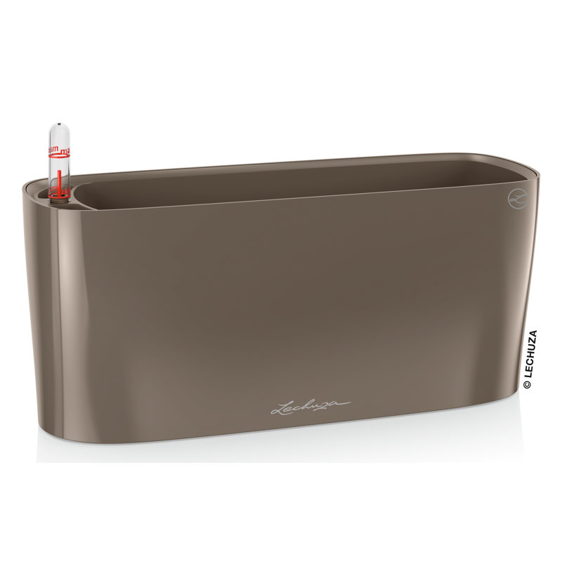 Delta Premium Window Box Planter, 13cm H x 30cm W x 11cm D, Taupe