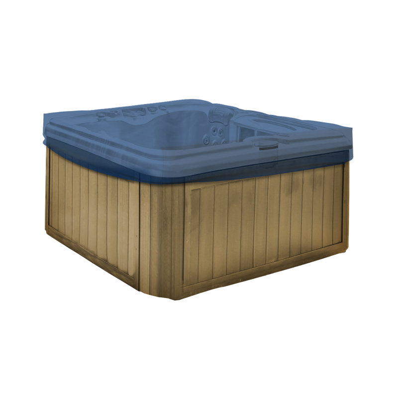 Heavy Duty Hot Tub Jacuzzi Outdoor Gazebo Covers/ Cover for Hot Tub, 35.6cm H x 215.9cm W x 215.9cm D, Blue