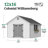 Colonial Williamsburg Outdoor Wood Storage Shed-1868793091-1868793108