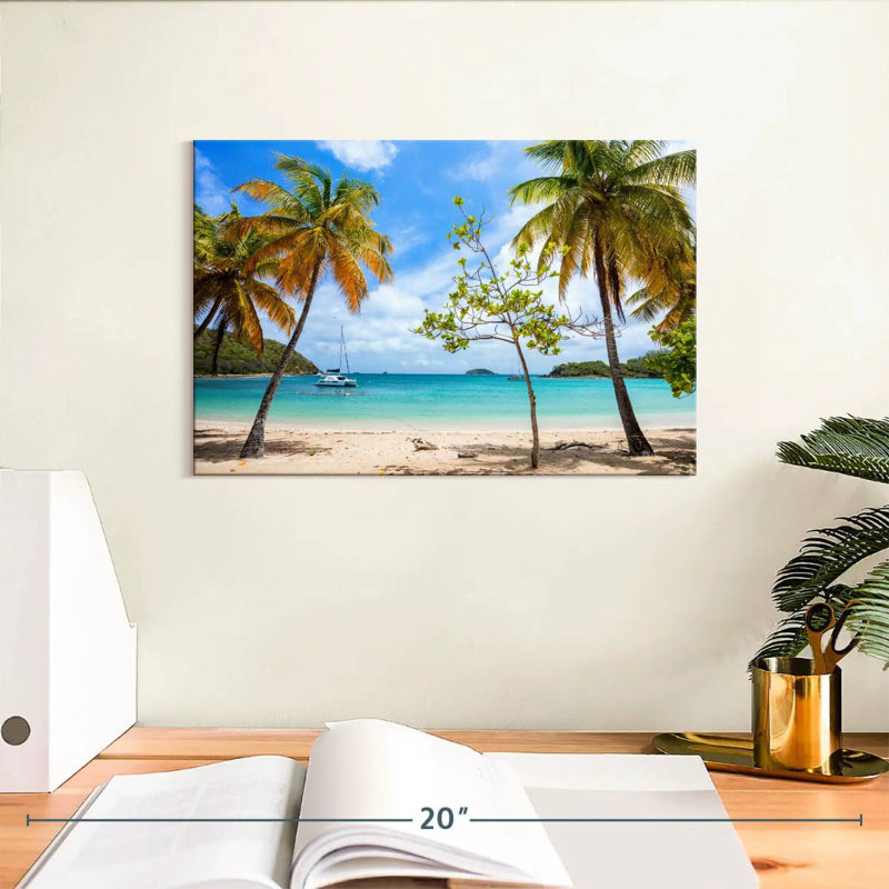 Plage Gillard Mayreau Island, H 8 po x l 12 po