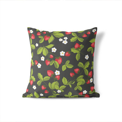 Strawberries Indoor Throw Pillow