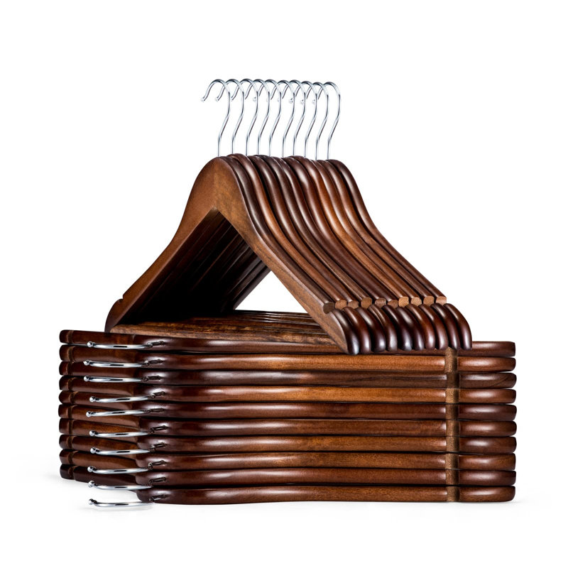 Paquet de 30 cintres en bois