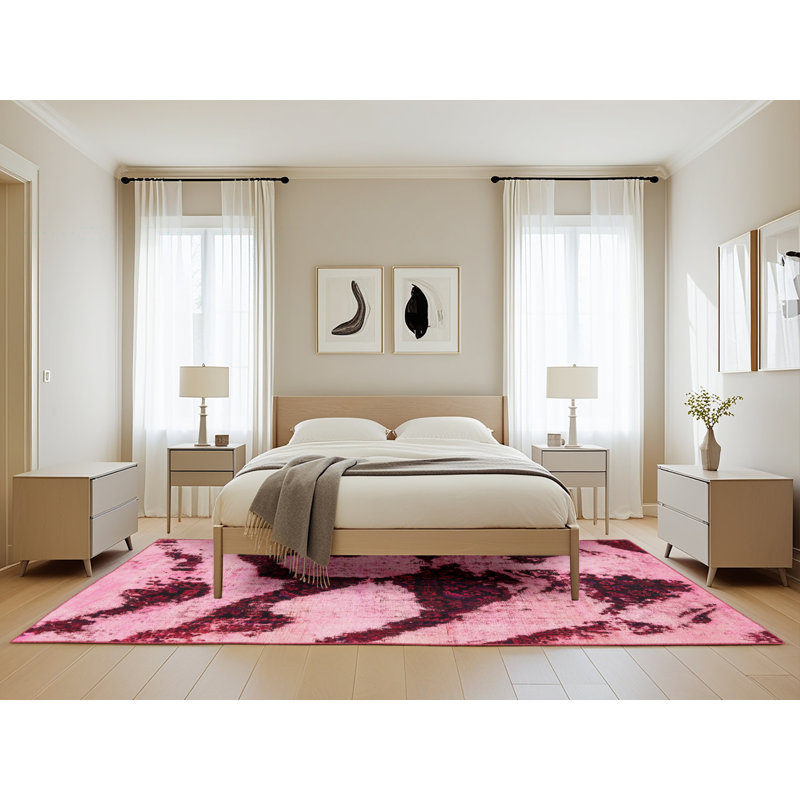 Tapis abstrait moderne 752, Rectangle de 5 pi x 8 pi