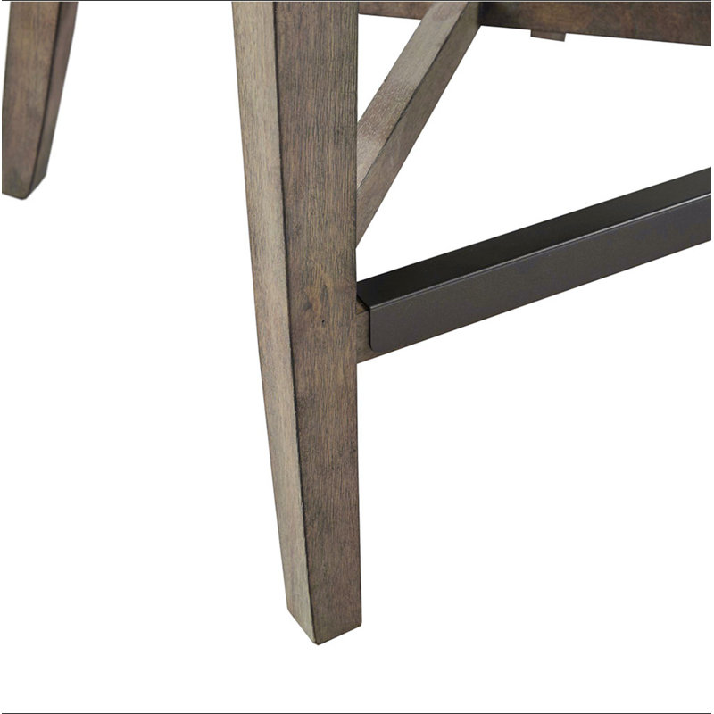 Tabouret de comptoir avec siège pivotant, Gris clair