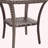 Outdoor sunshade wicker coffee table with storage shelf, glass table top wicker side table, for outdoor garden, balcony, backyard use as a coffee table, mixed gray