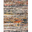 Tapis noir / orange à motif abstrait Tucson-396055146