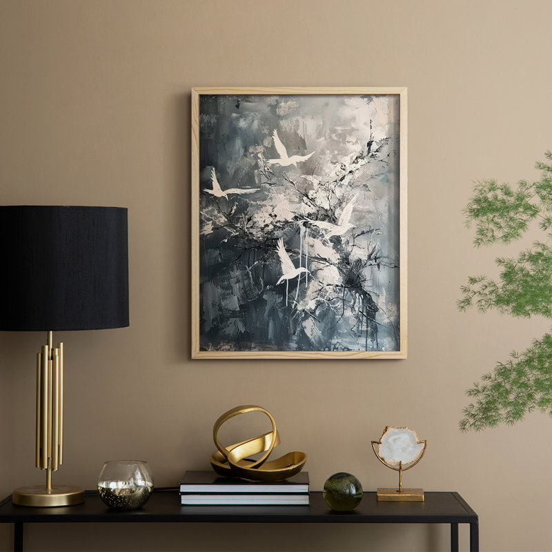 ANIMALS Series XLI, reproduction encadrée - bois massif, H 21 po x l 17 po