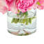 Peonies, Tulips and Hydrangeas in Glass Vase