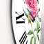 Pivoines roses rétro - horloge murale traditionnelle-60328751