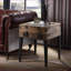 Rustic Oak and Matte Grey Coffee Table – Trunk-Style Storage, Versatile Living Room Accent