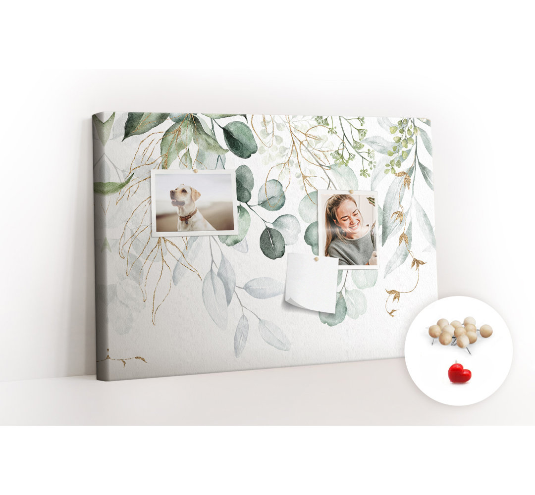 Wall Mounted bulletin board print home decor message pin boards decorative corkboard Hanging plants