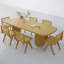 Table de salle à manger moderne et simple en bois massif-107856659