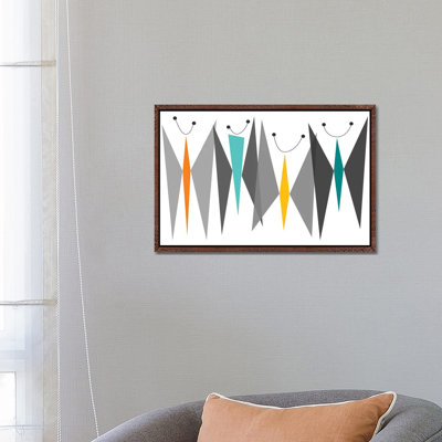 Butterflies - Grays by Tonya Newton - Gallery-Wrapped Canvas Giclée on Canvas