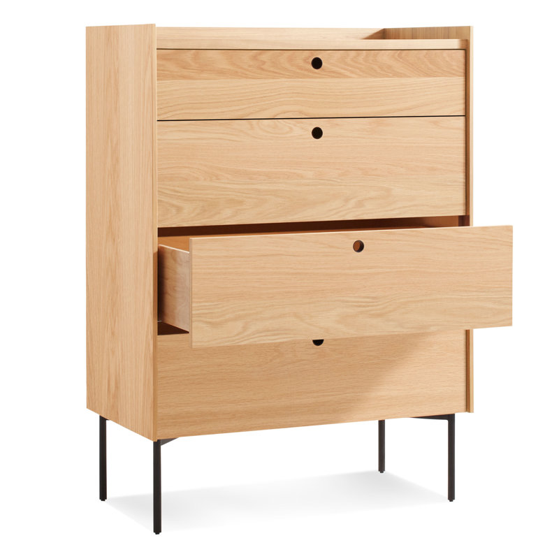 Peek 4 - Drawer Dresser, White Oak