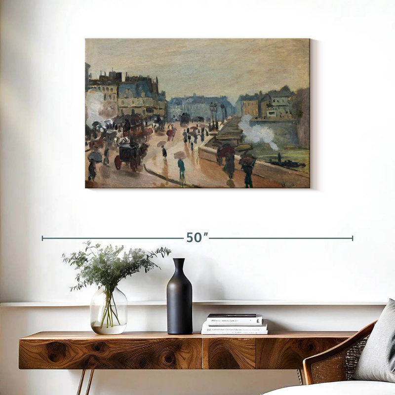 Sireci The Pont Neuf 1871, 24" H x 36" W