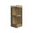 3-Tier Corner Bar Cabinet With Fourteen Wine Bottle Cubbies-1223529211