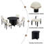 Ensemble de table de salle à manger 5 pièces Modern Modern-296375022