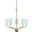 Lustre classique à 5 lumières à abat-jour Kautz-1001491304