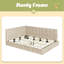 Full Size Upholstered Daybed/Sofa Bed Frame, Velvet-74917000