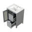 Meuble-lavabo avec lavabo, meuble-lavabo avec deux tiroirs et porte-820817131