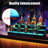 LED Lighted Liquor Bottle Shelf,LED Bar Shelves With Remote & App Control