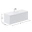 Meuble-lavabo simple en céramique blanche 48 po x l 18 po x H 7 po Dowell
