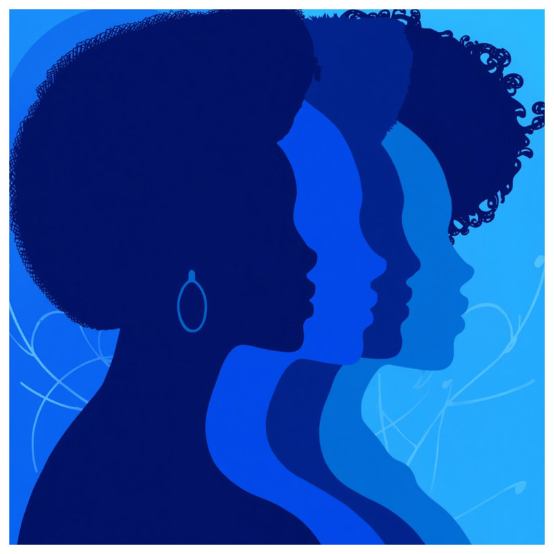 Édredon Blue Silhouette, Simple extra long