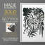Encre Jungle I - impression encadrée de qualité supérieure - prête à être accrochée - aucun clou requis - aucun clou requis-1086167566-1086167573