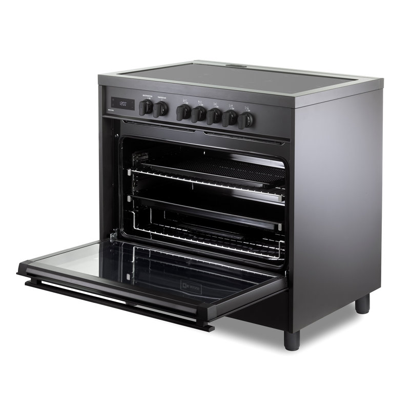 Verona Ultima Midnight Series 36 Inch Induction Range with 5 Induction Elements